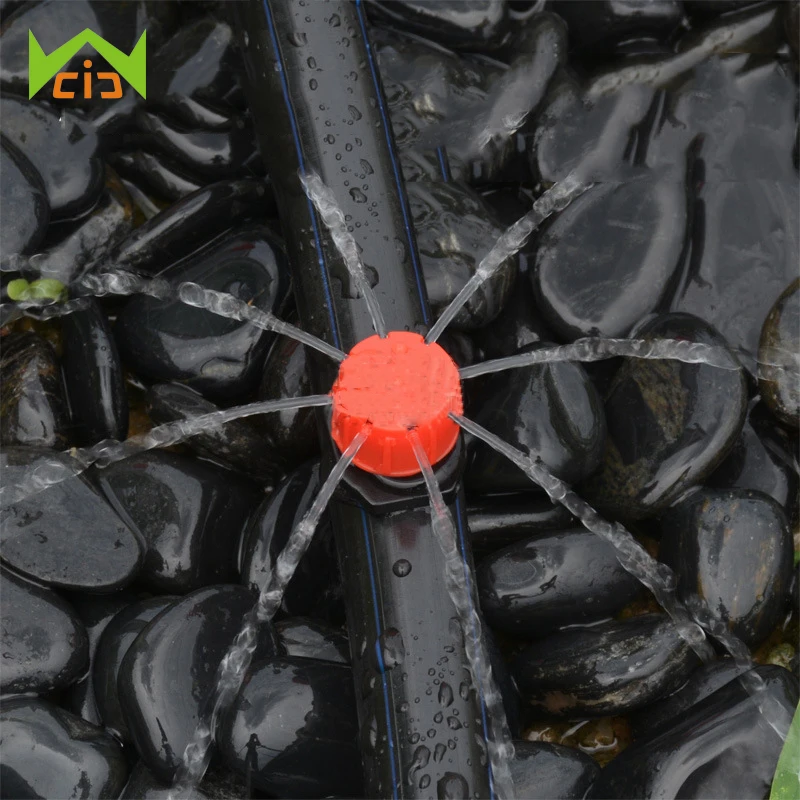 WCIC 50pcs 1/4 Inch Garden Irrigation Misting Water Dropper Micro Flow Dripper Drip Head Adjustable Hose Drip Head
WCIC 50pcs 1/4 Inch Garden Irrigation Misting Water Dropper Micro Flow Dripper Drip Head Adjustable Hose Drip Head