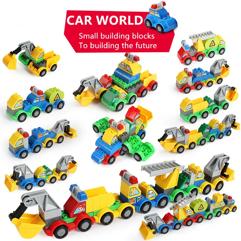 Car World Creator Vehicle City DIY LegoINGLs Building Blocks Sets Playmobil Duplo Kids DIY Bricks Toys for Children Lepinblocks
Car World Creator Vehicle City DIY LegoINGLs Building Blocks Sets Playmobil Duplo Kids DIY Bricks Toys for Children Lepinblocks