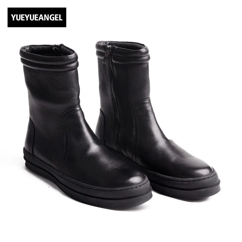 Winter New Fashion Mens Boots High Quality Retro Genuine Leather Male Shoes Round Toe Zipper Footwear Chaussure Homme Plus Size
Winter New Fashion Mens Boots High Quality Retro Genuine Leather Male Shoes Round Toe Zipper Footwear Chaussure Homme Plus Size