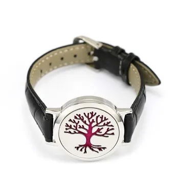 30mm Twist Aromatherapy Bracelet 316L Stainless Steel Perfume Locket Essential Oil Diffuser Leather Bracelets (Tree of Life)
30mm Twist Aromatherapy Bracelet 316L Stainless Steel Perfume Locket Essential Oil Diffuser Leather Bracelets (Tree of Life)