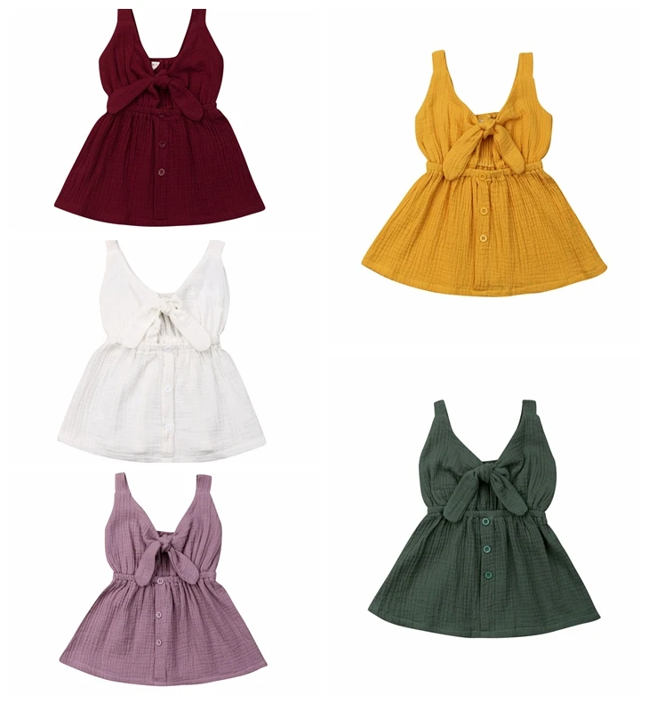 Emmababy Summer Toddler Kids Baby Girls Dress Sundress Flower Cotton Linen Button A-line Baby Dresses Cute Solid Casaul
Emmababy Summer Toddler Kids Baby Girls Dress Sundress Flower Cotton Linen Button A-line Baby Dresses Cute Solid Casaul