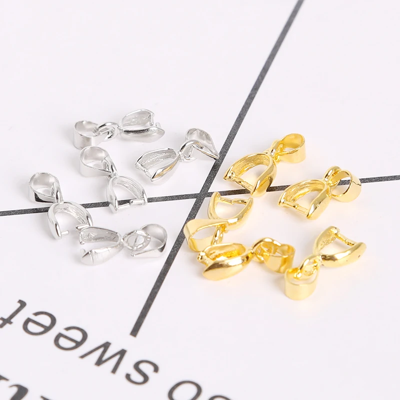 12Pcs/lot 6x16mm/7x20mm Buckle Pendants Clasps Hook Clip Bail Connectors Copper Charm Bail Beads Supplies For Jewelry Making DIY
12Pcs/lot 6x16mm/7x20mm Buckle Pendants Clasps Hook Clip Bail Connectors Copper Charm Bail Beads Supplies For Jewelry Making DIY