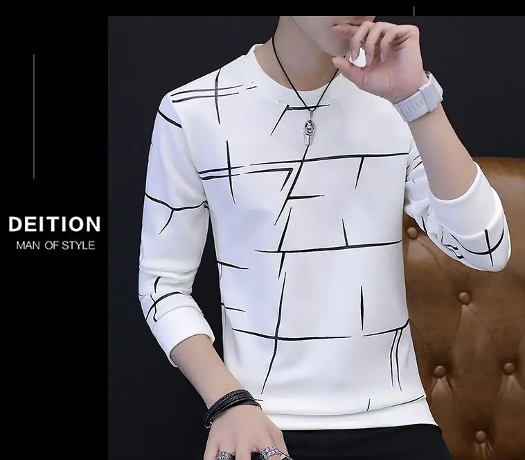 New CR YSMILE Y #87 fall male neck long sleeved shirt plus sweater slim White Korean students warm autumn clothing men's shirt
New CR YSMILE Y #87 fall male neck long sleeved shirt plus sweater slim White Korean students warm autumn clothing men's shirt