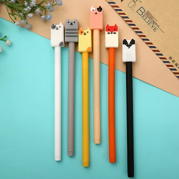 1 lot=48pcs 0.38mm black ink cartoon animal cat gel pen unisex Rollerball pen sign pen office school creative pen
1 lot=48pcs 0.38mm black ink cartoon animal cat gel pen unisex Rollerball pen sign pen office school creative pen