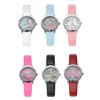 High Quality Fashion Leather Strap Color Cute Kids Watch Casual Cartoon Quartz Wrist Watch for children gift
High Quality Fashion Leather Strap Color Cute Kids Watch Casual Cartoon Quartz Wrist Watch for children gift