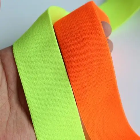 

SICODA 10 meters Neon green elastic strap for night club dancing rubber elastic for garments accessories diy elastic belts