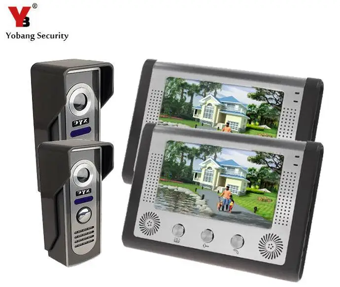 Yobang Security Yobang Security 7 Inch Video Intercom Doorbell Door Phone Intercom Night Vision Wired Phones Intercom Systems
Yobang Security Yobang Security 7 Inch Video Intercom Doorbell Door Phone Intercom Night Vision Wired Phones Intercom Systems