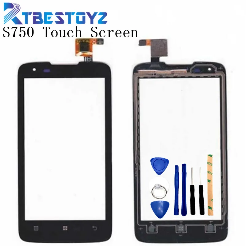 RTBESTOYZ 4.5 inch For Lenovo S750 Touch Screen Panel Digitizer Glass Lens Sensor Repair Parts Replacement 100%
