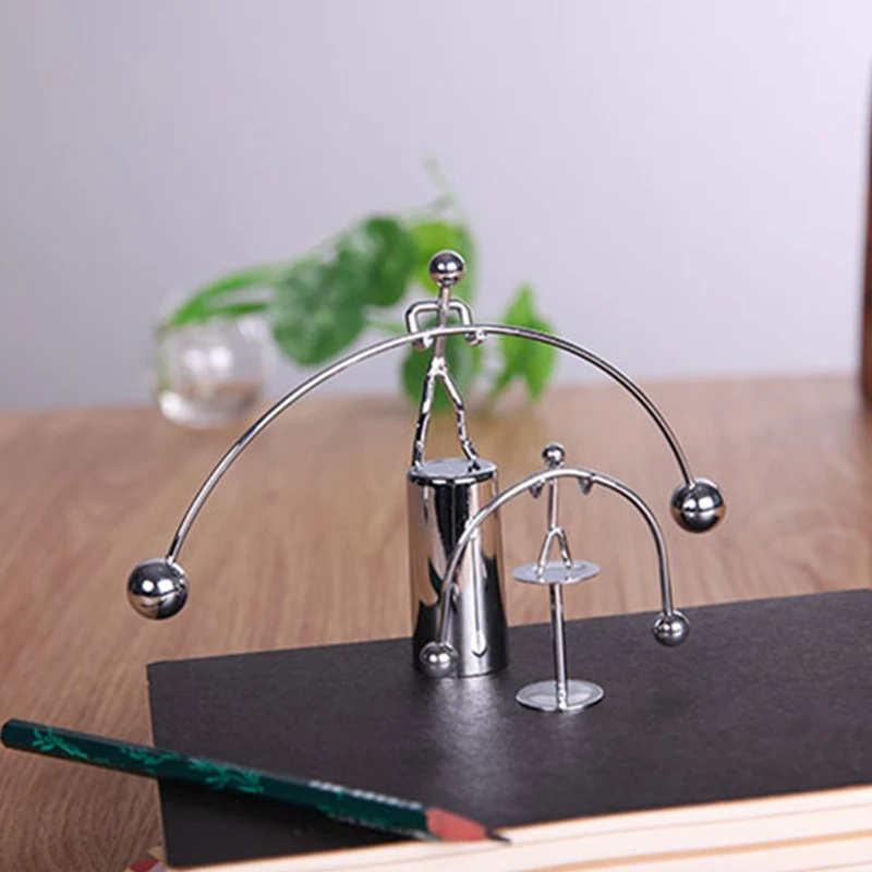 2019 New Metal Newton Pendulum Physics Science Perpetual Balance Weight Lifting Iron Man Gift Tumbler Desk Toy Home Decoration
2019 New Metal Newton Pendulum Physics Science Perpetual Balance Weight Lifting Iron Man Gift Tumbler Desk Toy Home Decoration