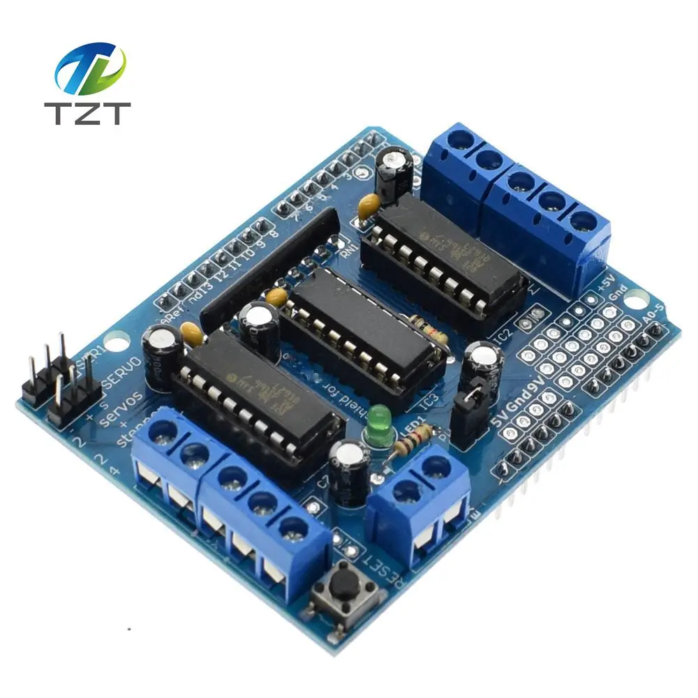 10pcs L293D Motor Drive Shield dual for Duemilanove, Motor drive expansion board
10pcs L293D Motor Drive Shield dual for Duemilanove, Motor drive expansion board