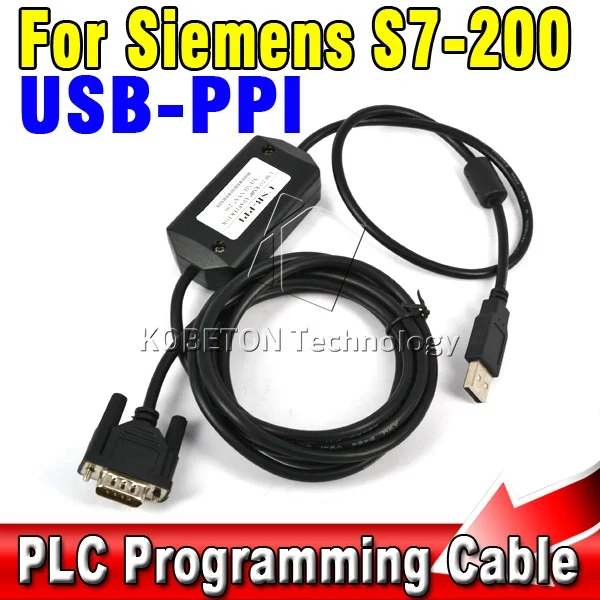 kebidu usb Version for S7-200 PLC Programming Cable PC/PPI Data Program Conveter Adapter 3m USB Cable for Win 7/XP + Driver CD
kebidu usb Version for S7-200 PLC Programming Cable PC/PPI Data Program Conveter Adapter 3m USB Cable for Win 7/XP + Driver CD