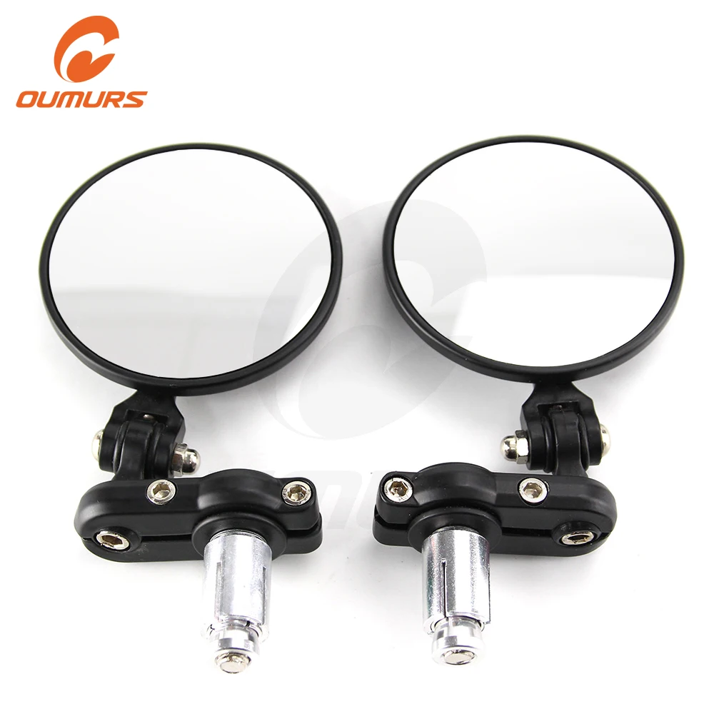 OUMURS Motorcycle Mirror Rear view 2.75" Round 7/8" Universal Motorcycle Bike Handle bar End Rearview Mirrors Metal
OUMURS Motorcycle Mirror Rear view 2.75" Round 7/8" Universal Motorcycle Bike Handle bar End Rearview Mirrors Metal