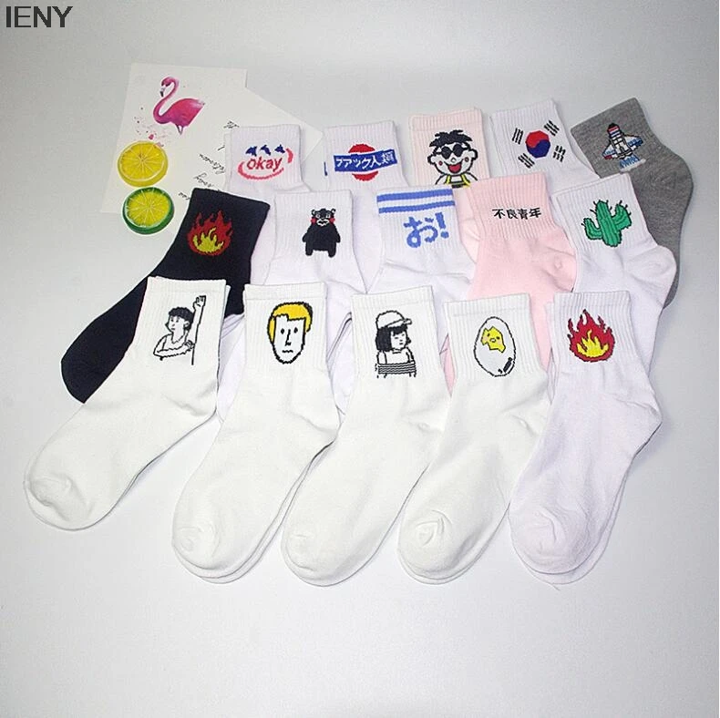 Fashion Cartoon Cute Short Socks Women Harajuku Cute Patterend Ankle Socks Hipster Skatebord Ankle Funny Socks Female 10pairs
Fashion Cartoon Cute Short Socks Women Harajuku Cute Patterend Ankle Socks Hipster Skatebord Ankle Funny Socks Female 10pairs