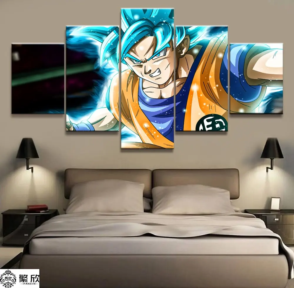 5 Panel Dragon Ball Son Goku Animation Canvas Printed Painting For Living Room Wall Art Home Decor HD Picture Artworks Poster
5 Panel Dragon Ball Son Goku Animation Canvas Printed Painting For Living Room Wall Art Home Decor HD Picture Artworks Poster
