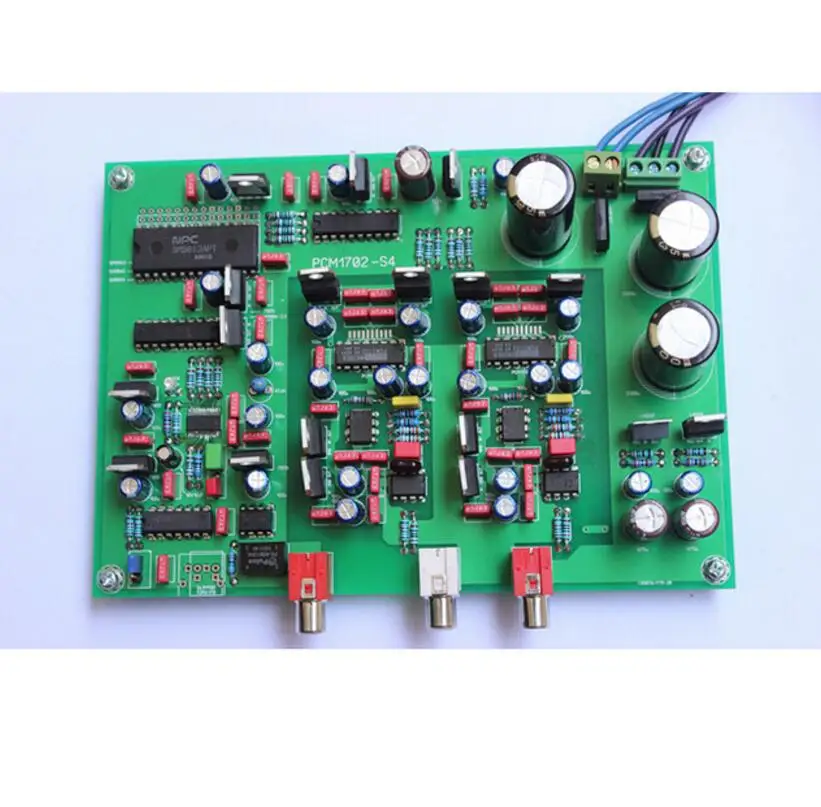 PCM1702 decoder finished board quality comparable to PCM1704 TDA1541 fever Ph-ilips resistance precision resistors
PCM1702 decoder finished board quality comparable to PCM1704 TDA1541 fever Ph-ilips resistance precision resistors