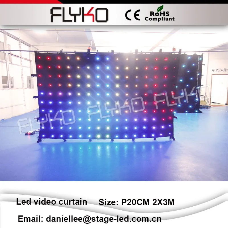Stitchable portable Led video curtain p20 2X3m high brightness 30 sets of programs led video cloth
Stitchable portable Led video curtain p20 2X3m high brightness 30 sets of programs led video cloth