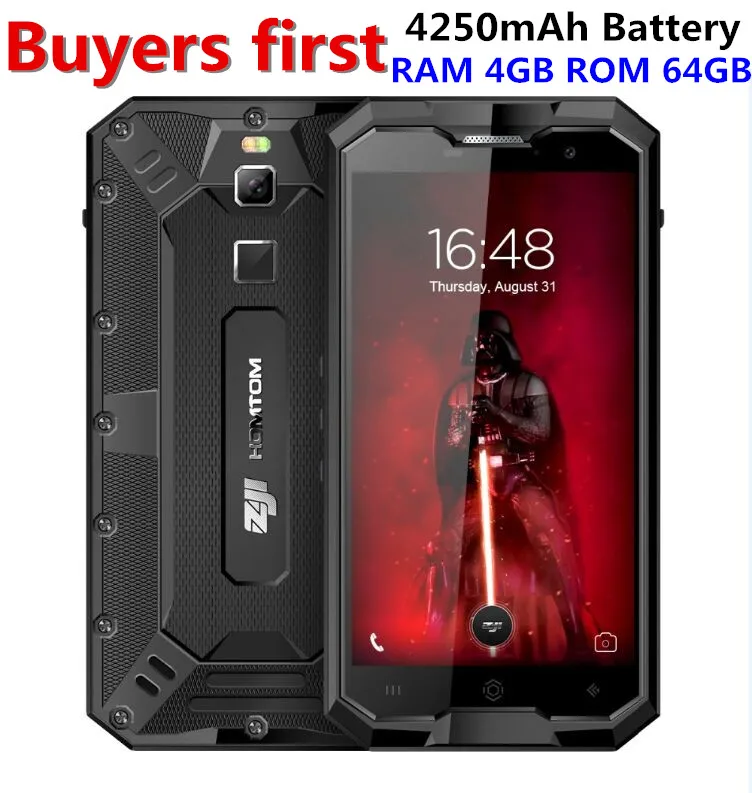 

HOMTOM ZOJI Z8 IP68 Waterproof 4G Smartphone 5.0" MTK6750 Octa Core Android 7.0 RAM 4GB ROM 64GB 4250mAh 16MP OTG Mobile Phone