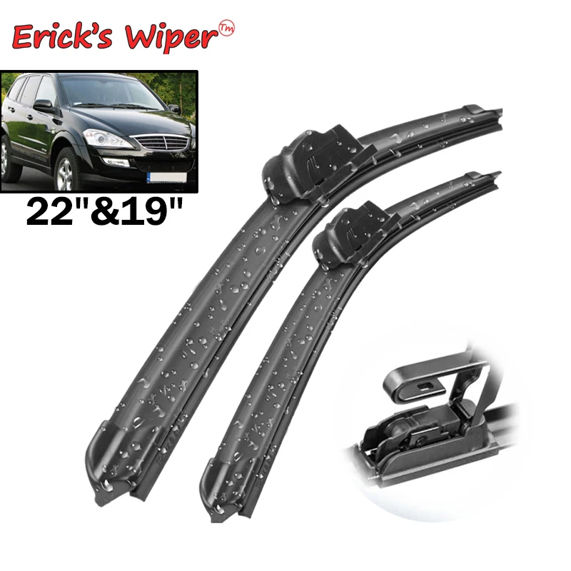 Erick's Wiper Front Wiper Blades For Ssangyong Kyron 2005-2010 Windshield Windscreen Front Window U-Type Arm 22"+19"
Erick's Wiper Front Wiper Blades For Ssangyong Kyron 2005-2010 Windshield Windscreen Front Window U-Type Arm 22"+19"