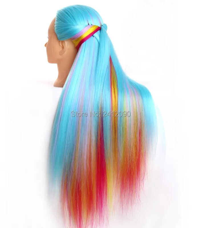 4 Colors Mixed Color Cosmetology Mannequin Head Professional Styling Head Women Hairdressing Dummy Doll Wig Training Head 60cm
4 Colors Mixed Color Cosmetology Mannequin Head Professional Styling Head Women Hairdressing Dummy Doll Wig Training Head 60cm