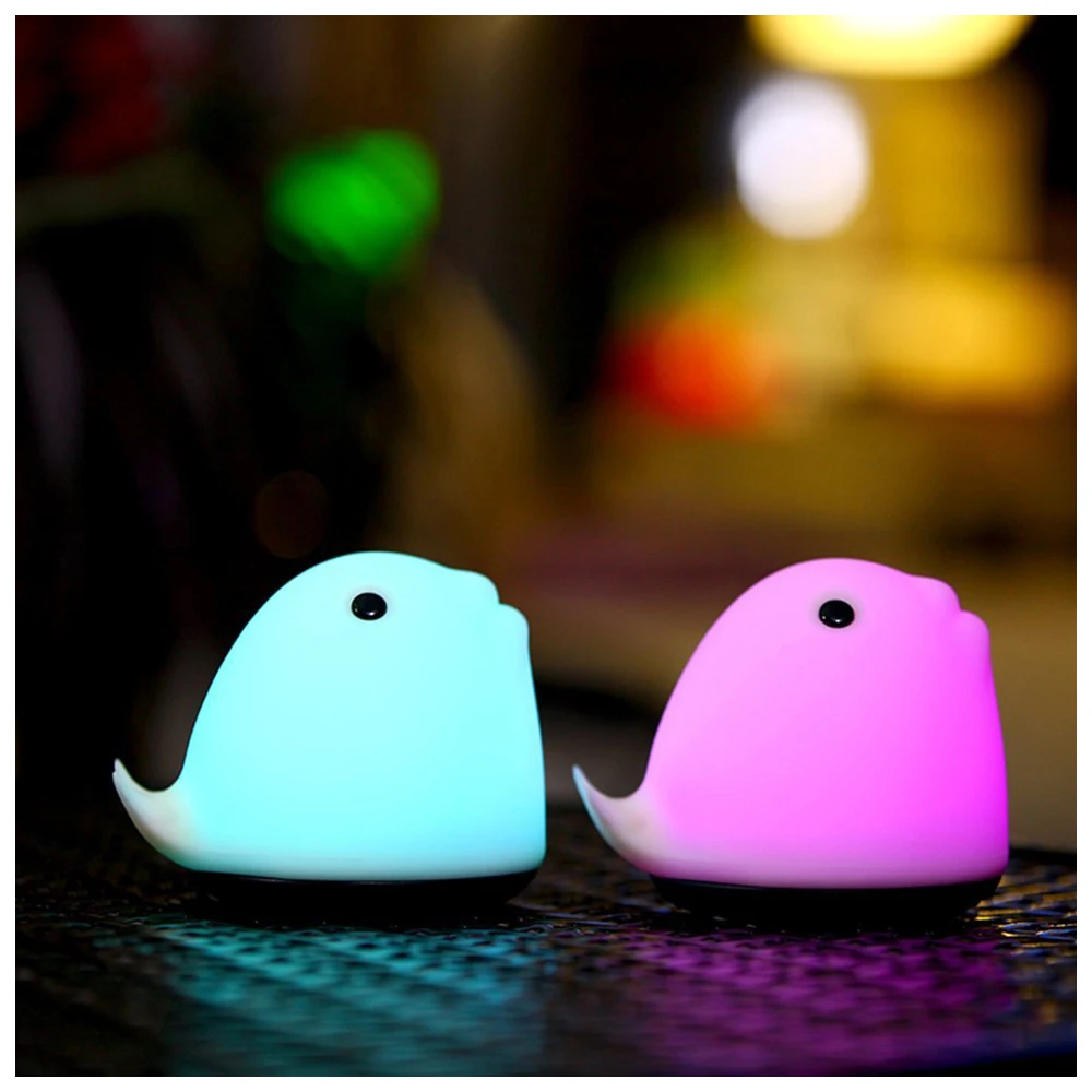 Mini Dolphin Pat Light LED Small Night Animal Silicone Multifunction Ambient Atmosphere Sensor Lamp USB Charge Table Colorful
Mini Dolphin Pat Light LED Small Night Animal Silicone Multifunction Ambient Atmosphere Sensor Lamp USB Charge Table Colorful