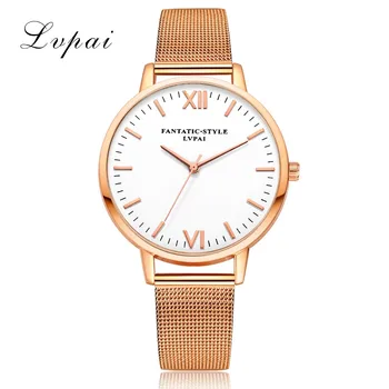 LVPAI Women Watches Stainless Steel Bracelet Analog Quartz Watch Luxury Gift Brand Casual Wristwatches Montre femme Clock #S
LVPAI Women Watches Stainless Steel Bracelet Analog Quartz Watch Luxury Gift Brand Casual Wristwatches Montre femme Clock #S