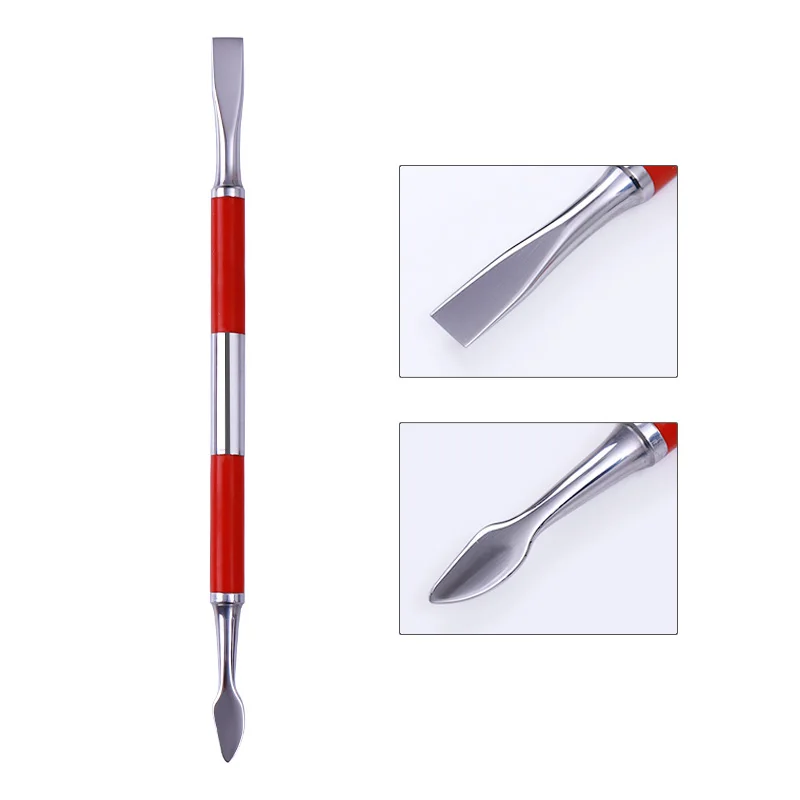 1PCS Nail Art tools Stainless Steel Cuticle Pusher Rubber Polish Remover Nail Care Cleaner Manicure Nail Art Pedicure Tool
1PCS Nail Art tools Stainless Steel Cuticle Pusher Rubber Polish Remover Nail Care Cleaner Manicure Nail Art Pedicure Tool