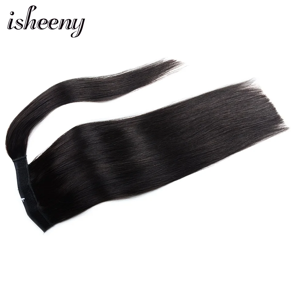 Ponytail Human Hair Piece 14" 18" 22" Straight Natural Black Clip In Human Hairstyles 60g Remy Hair Magic Wrap Around Pony Tail
Ponytail Human Hair Piece 14" 18" 22" Straight Natural Black Clip In Human Hairstyles 60g Remy Hair Magic Wrap Around Pony Tail