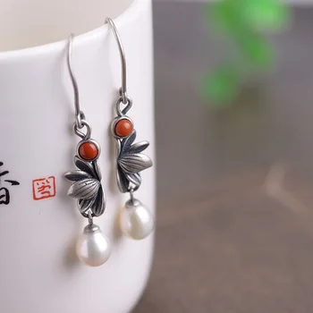 S925 silver female fashion national wind restoring ancient ways anemones pearl tassel earrings silver earrings
S925 silver female fashion national wind restoring ancient ways anemones pearl tassel earrings silver earrings