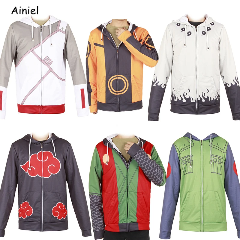 Anime Naruto Cosplay Costume Jacket Top Coat Clothes Hoodies Sweatshirts Casual Fashion Halloween Costumes for Men Adult Kids
Anime Naruto Cosplay Costume Jacket Top Coat Clothes Hoodies Sweatshirts Casual Fashion Halloween Costumes for Men Adult Kids