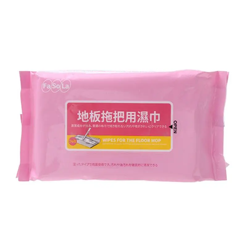 24pcs/pack Disposable Floor Flat Wet Mop Paper Cloth Electrostatic Dust Removal Household Cleaning Tiles Marble
24pcs/pack Disposable Floor Flat Wet Mop Paper Cloth Electrostatic Dust Removal Household Cleaning Tiles Marble