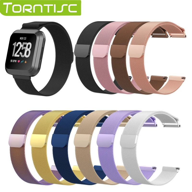 Torntisc Replacement Watchband Metal Wrist Strap for Fitbit Versa band Smart Accessories Bracelet Wristband Small Large Size
Torntisc Replacement Watchband Metal Wrist Strap for Fitbit Versa band Smart Accessories Bracelet Wristband Small Large Size