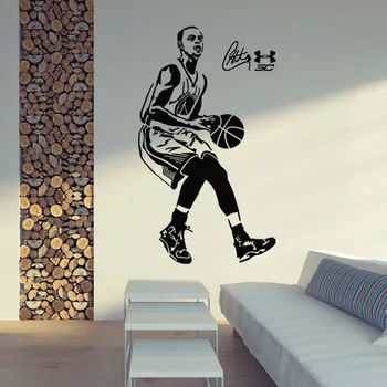 Basketball Player Curry Wall Decor Art Decal Sticker Removable Kids Room Decor Free Shipping 9739 3Size
Basketball Player Curry Wall Decor Art Decal Sticker Removable Kids Room Decor Free Shipping 9739 3Size