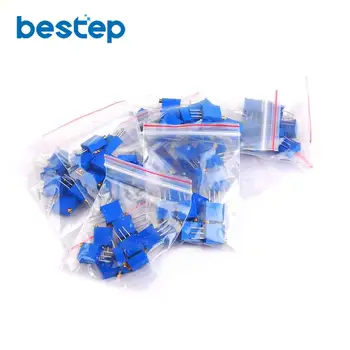 90PCS 9 values each 10pcs 3296 Variable Resistors Potentiometer W101 W102 W103 W104(100ohm-500K)
90PCS 9 values each 10pcs 3296 Variable Resistors Potentiometer W101 W102 W103 W104(100ohm-500K)