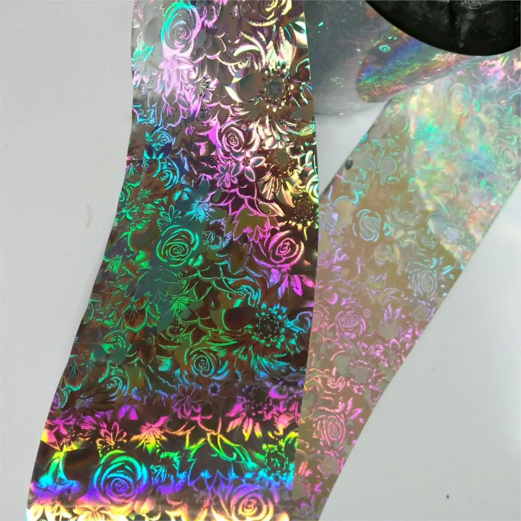 100cm Fashion Silver Transfer Foil 3D Holo Blooming Flower Rose Nail Foil Sticker DIY Nail Art Decal Manicure Tools
100cm Fashion Silver Transfer Foil 3D Holo Blooming Flower Rose Nail Foil Sticker DIY Nail Art Decal Manicure Tools