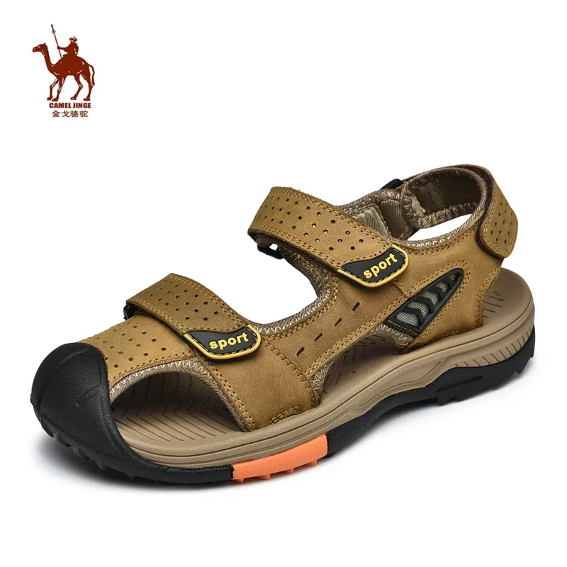CAMEL JINGE Brand Outdoor Beach Shoes Sandals Men Breathable Genuine Leather Light Walking Outdoor Sport Shoes Sandalias Hombre
CAMEL JINGE Brand Outdoor Beach Shoes Sandals Men Breathable Genuine Leather Light Walking Outdoor Sport Shoes Sandalias Hombre