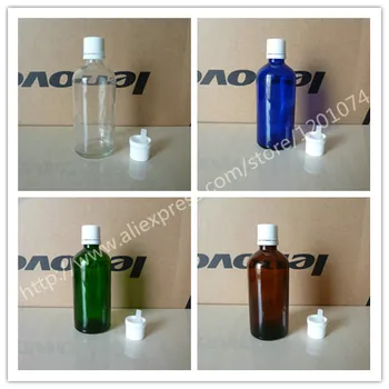 100ml brown/clear/blue/green shiny Glass Essential Oil Bottle With white plastic anti-theft screw cap. Oil vial
100ml brown/clear/blue/green shiny Glass Essential Oil Bottle With white plastic anti-theft screw cap. Oil vial