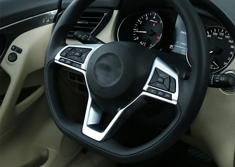 ABS Chrome Steering Wheel Cover Trim For Nissan X-Trail T32 car accessories 2017 to 2018
ABS Chrome Steering Wheel Cover Trim For Nissan X-Trail T32 car accessories 2017 to 2018