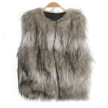 Fashion Brown Baby Fur Vest Coat Girls Autumn Winter Warm Children's Short Coat Clothes Kids Thick Outerwear 2T-6T S/M/L/XL/2XL
Fashion Brown Baby Fur Vest Coat Girls Autumn Winter Warm Children's Short Coat Clothes Kids Thick Outerwear 2T-6T S/M/L/XL/2XL