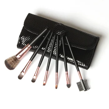 7 Pcs Professional Make up Brushes Cosmetic Brushes with Black Leather Case Free Shipping
7 Pcs Professional Make up Brushes Cosmetic Brushes with Black Leather Case Free Shipping