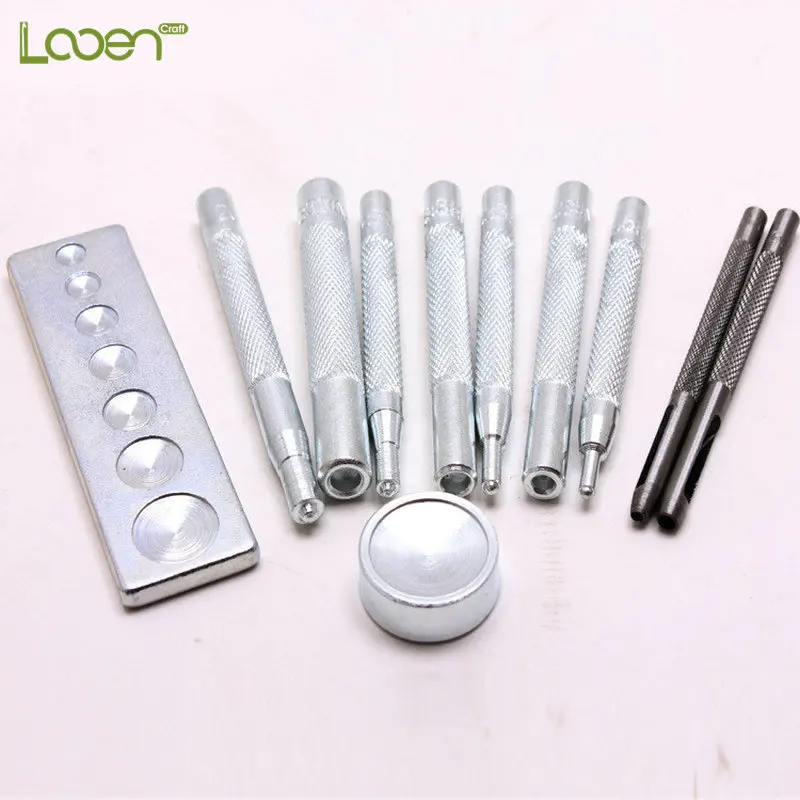 11pcs/set Metal Snap Fastener Leather Rapid Installation Tool Kit for Leather Craft Hand Punch Tool Set DIY Material Accessories
11pcs/set Metal Snap Fastener Leather Rapid Installation Tool Kit for Leather Craft Hand Punch Tool Set DIY Material Accessories