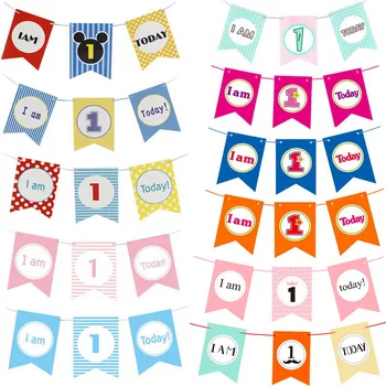 Hanging Flag Wedding Supplies Bunting Banner 3pcs/set Paper First Year Birthday Chair Pull Flower Decorating
Hanging Flag Wedding Supplies Bunting Banner 3pcs/set Paper First Year Birthday Chair Pull Flower Decorating