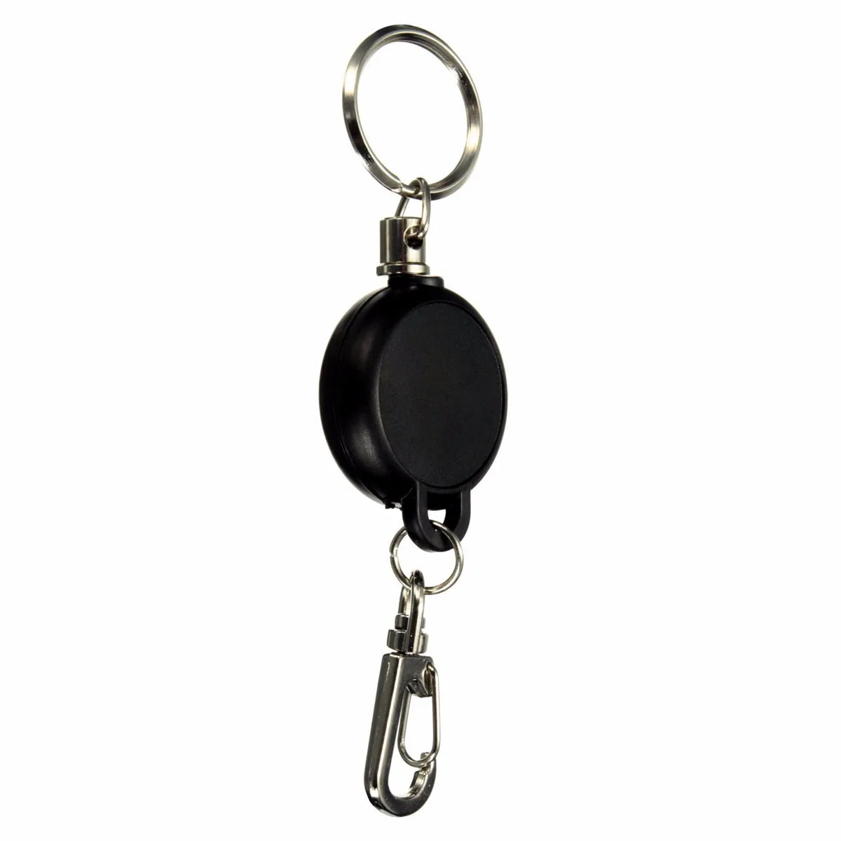 Kicute Retractable Black Keychain Mini Multifunctional Anti-Lost Keychain Buckle Recoil Pull Clip Key Ring Steel Cord 10/20 Pcs
Kicute Retractable Black Keychain Mini Multifunctional Anti-Lost Keychain Buckle Recoil Pull Clip Key Ring Steel Cord 10/20 Pcs