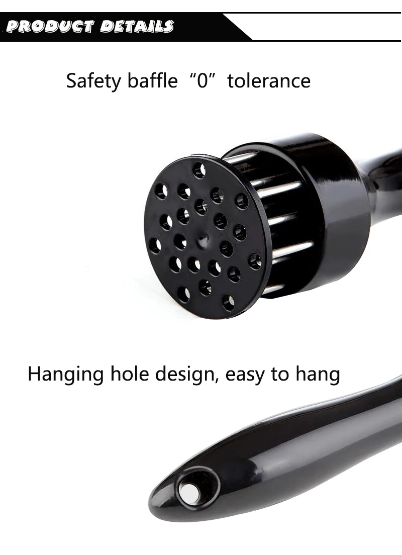 Professional Stainless Steel Needle Meat Tenderizer Steak