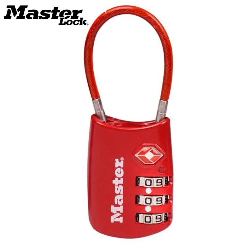 Master Lock Resettable 3 Digit TSA Locks Smart Combination Lock For Travel Luggage Suitcase Code Padlock Customs Password Lock
Master Lock Resettable 3 Digit TSA Locks Smart Combination Lock For Travel Luggage Suitcase Code Padlock Customs Password Lock