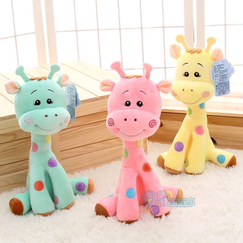 Candice guo! super cute plush toy cartoon smiling deer candy color spots giraffe sitting doll girls birthday Christmas gift 1pc
Candice guo! super cute plush toy cartoon smiling deer candy color spots giraffe sitting doll girls birthday Christmas gift 1pc