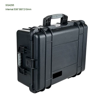 SQ4295 internal 538*380*210mm black waterproof hard plastic transportion case with full foam
SQ4295 internal 538*380*210mm black waterproof hard plastic transportion case with full foam