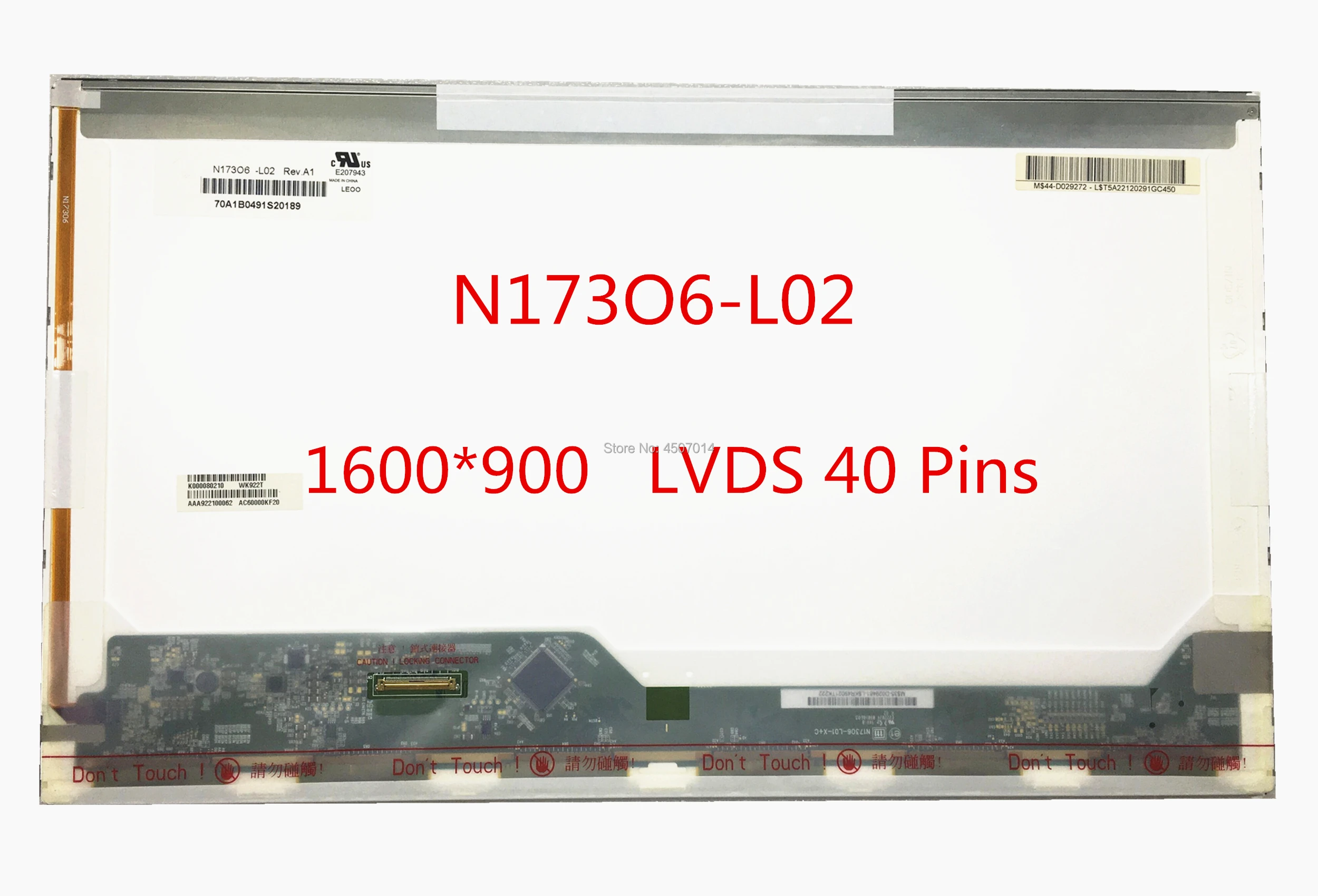 Free shipping N173O6-L02 LTN173KT01 LTN173KT02 B173RW01 V.2 V.3 V.5 LP173WD1-TLA1 N173FGE-L23 Laptop Lcd Screen 1600*900 40 Pins
Free shipping N173O6-L02 LTN173KT01 LTN173KT02 B173RW01 V.2 V.3 V.5 LP173WD1-TLA1 N173FGE-L23 Laptop Lcd Screen 1600*900 40 Pins