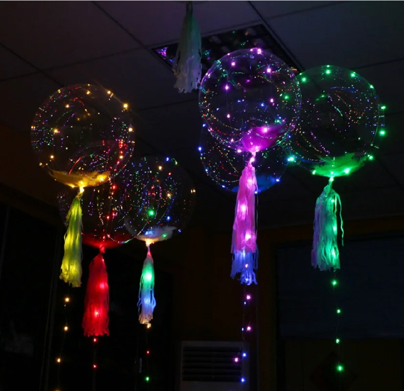 Bubble Balloon With Led Strip Copper Wire Luminous Led Balloons 20pcs wedding birthday party Party Decorations kids wholesale
Bubble Balloon With Led Strip Copper Wire Luminous Led Balloons 20pcs wedding birthday party Party Decorations kids wholesale