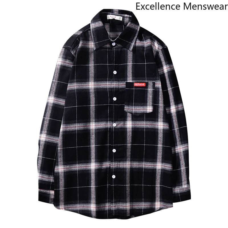 Spring Korean Red and White Plaid Mens Shirt Loose Shirts Men's Wear Retro Harajuku Casual Youth Long-sleeved Jacket Couples WW
Spring Korean Red and White Plaid Mens Shirt Loose Shirts Men's Wear Retro Harajuku Casual Youth Long-sleeved Jacket Couples WW