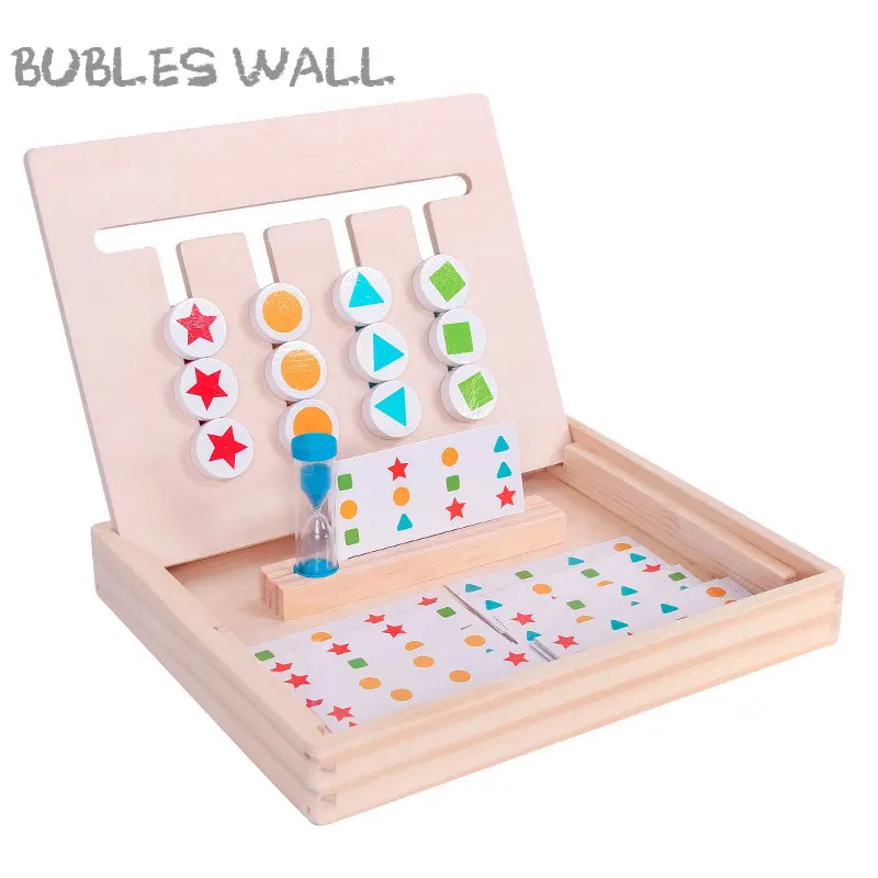 Kids Color Matching Puzzle Toy Children Wooden Board Four Color Games Baby Early Educational Montessori Sensory Logic Toys
Kids Color Matching Puzzle Toy Children Wooden Board Four Color Games Baby Early Educational Montessori Sensory Logic Toys